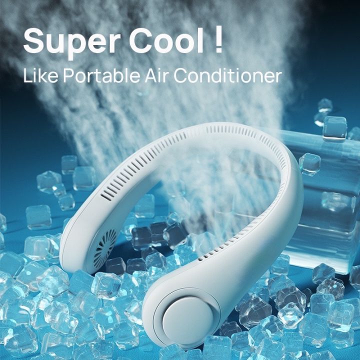 Rechargeable Portable Neck Fan (3 Speed)